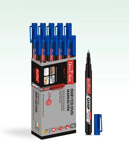 Permanent CD/DVD/OHP Markers (10pcs) – Quick Drying, Water Resistant