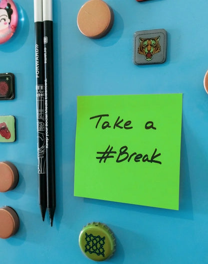 Fluorescent Sticky Note Pads Multicolor – 100 Sheets (76 x 76 x 4), Effective Note-Taking & Organizing