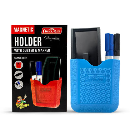 Magnetic Holder with Duster and Markers,  Ultimate Convenience, Multipurpose