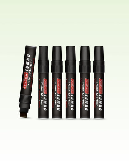 Jumbo Paint Markers (6pcs) – Wide Tip, Non-Toxic, Multi Surface Usage