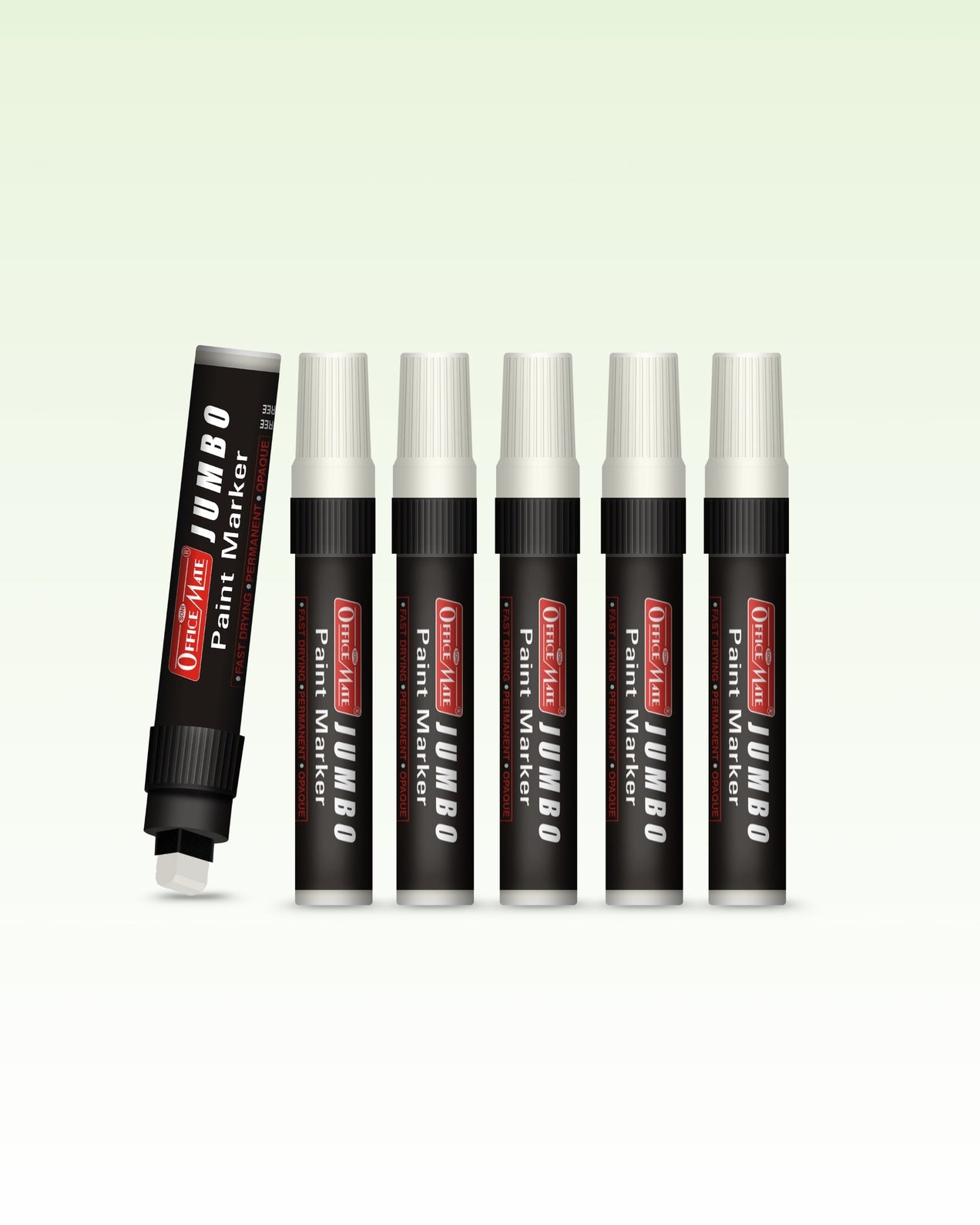 Jumbo Paint Markers (6pcs) – Wide Tip, Non-Toxic, Multi Surface Usage