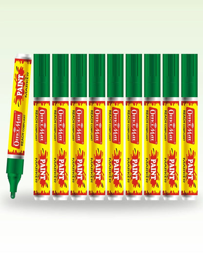 Paint Marker Regular Colors (10pcs) - Vibrant Colours, Non-Toxic, Multi surface usage