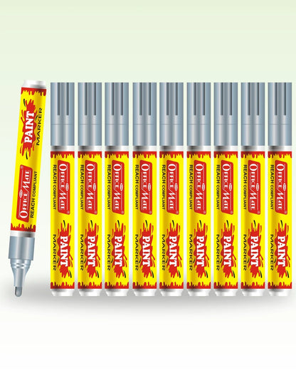 Paint Marker Regular Colors (10pcs) - Vibrant Colours, Non-Toxic, Multi surface usage