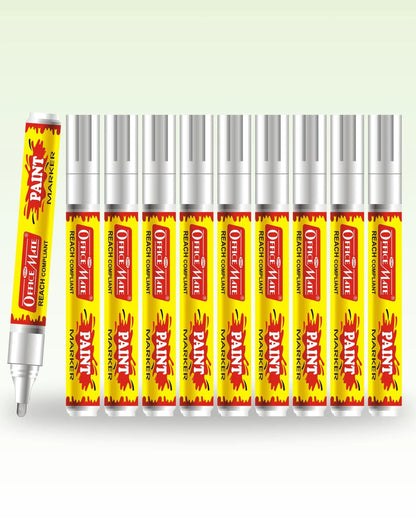 Paint Marker Regular Colors (10pcs) - Vibrant Colours, Non-Toxic, Multi surface usage
