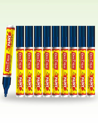 Paint Marker Regular Colors (10pcs) - Vibrant Colours, Non-Toxic, Multi surface usage