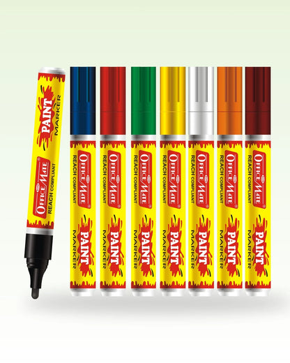 Bullet Tip Paint Markers - Vibrant Colours, Non-Toxic, Multi surface usage