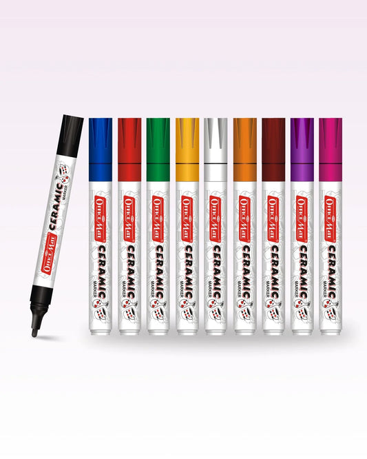 Ceramic Marker (10pcs) – Ideal for Ceramic Art, Smudge proof Ink