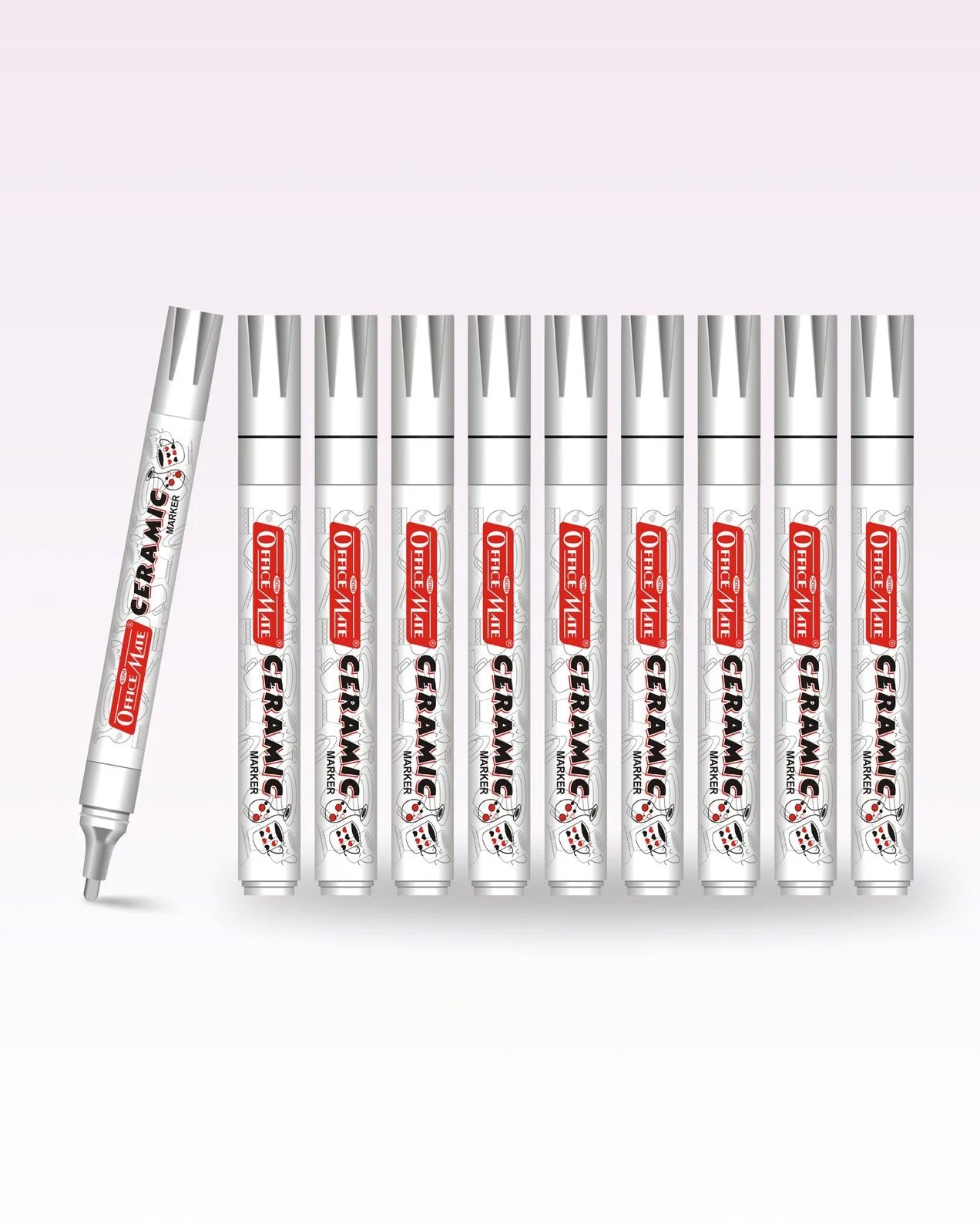 Ceramic Marker (10pcs) – Ideal for Ceramic Art, Smudge proof Ink