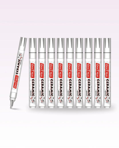 Ceramic Marker (10pcs) – Ideal for Ceramic Art, Smudge proof Ink