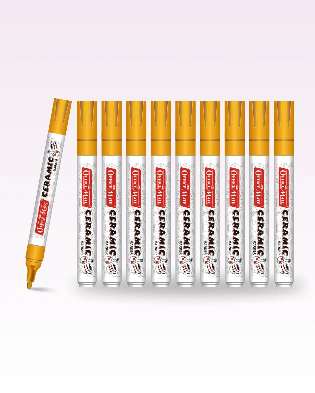 Ceramic Marker (10pcs) – Ideal for Ceramic Art, Smudge proof Ink