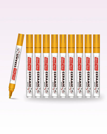 Ceramic Marker (10pcs) – Ideal for Ceramic Art, Smudge proof Ink