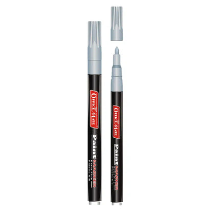 Slim Paint Marker – Silver – soni officemate