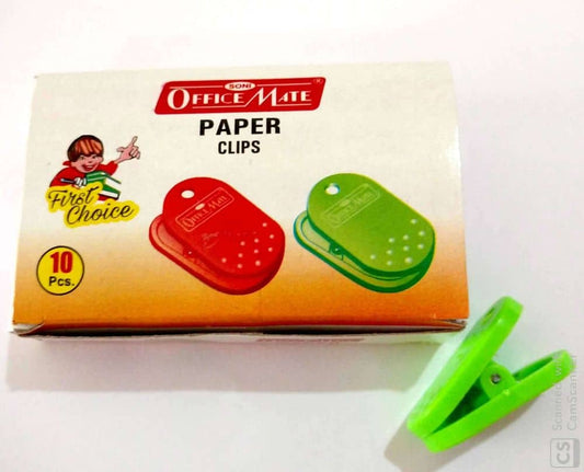 Soni Office Mate - Small Paper Clips in Pack of 10 pcs 1