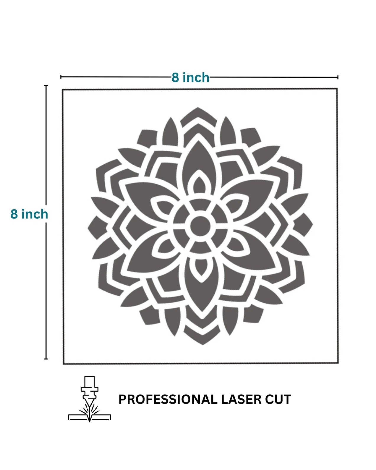 Precision Cut Stencil (1 pcs), Achieve Sharp, Clean Designs for Your Craft Projects