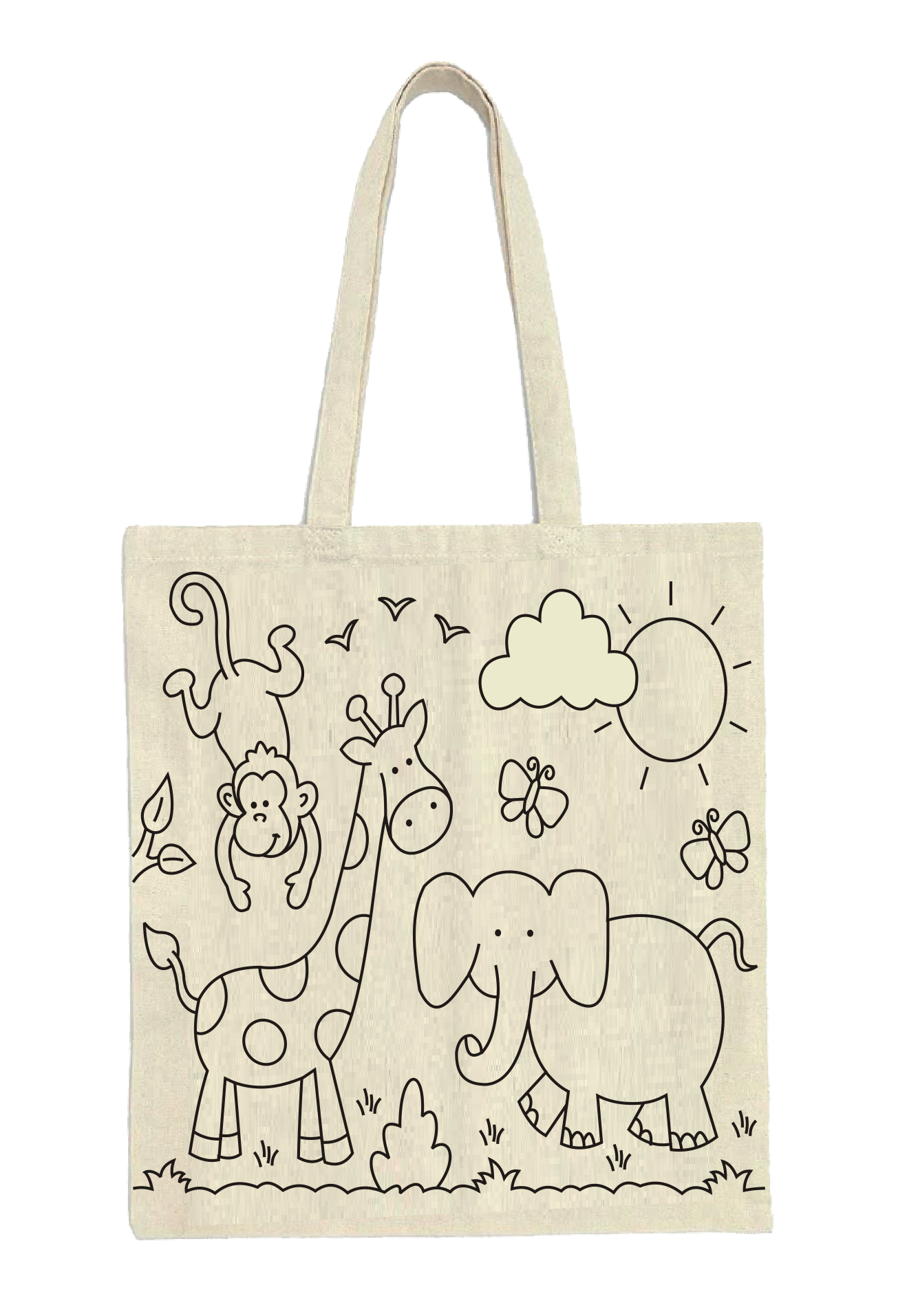 DIY Tote Bag Kit, DIY Art & Craft Kit for Kids, Students & Adults, Safe, Washable & Fun for Home, School, or Gifting