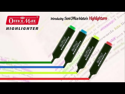 Fluorescent Highlighters – Vibrant Colors, Smooth Flow, 3x Longer Lasting