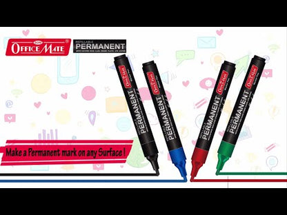 Jumbo Permanent Markers (6 pcs), Extra-Wide Tip, Versatile Use, Quick-Drying, Multi-Surface Marker
