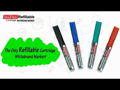 Refillable Cartridge for Whiteboard Marker (24pcs) Eco-Friendly, Replaceable Ink Cartridges for Long-Lasting Use