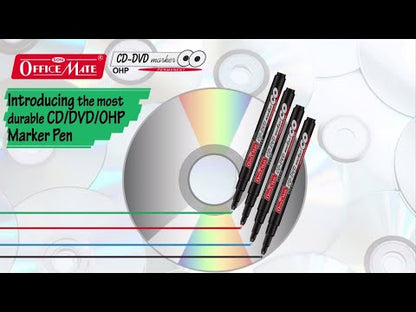 Permanent CD/DVD/OHP Markers (10pcs) – Quick Drying, Water Resistant